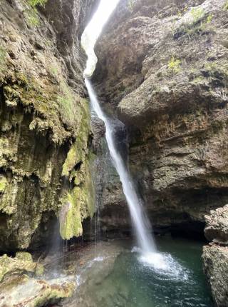 Die Hinanger Wasserfälle Symbolfoto