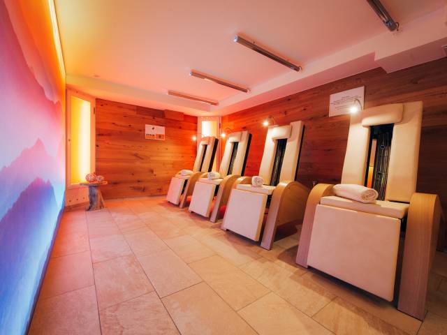 Infrarotstühle im Wellnessbereich