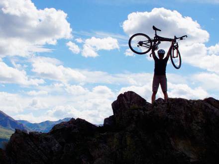 Biken im Allgäu auf den Bergen