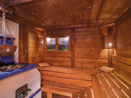 Wellness im Allgäu - Finnische Sauna im Parkhotel Burgmühle