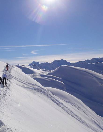 Schneeschuhwandern im Allgäu - Winterurlaub in den Bergen