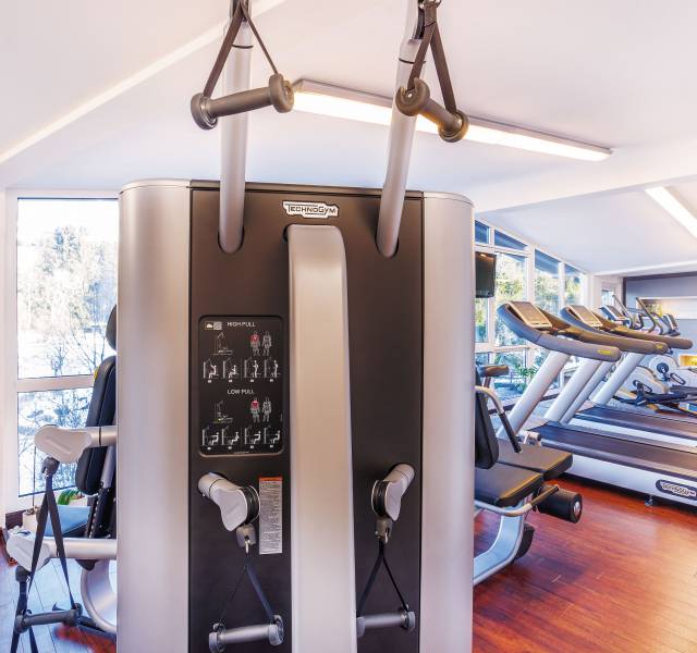 Fitness- und Sportraum im Hotel Burgmühle im Allgäuer Fischen