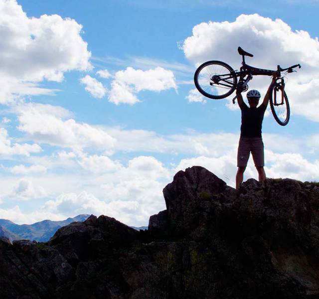 Biken im Allgäu auf den Bergen